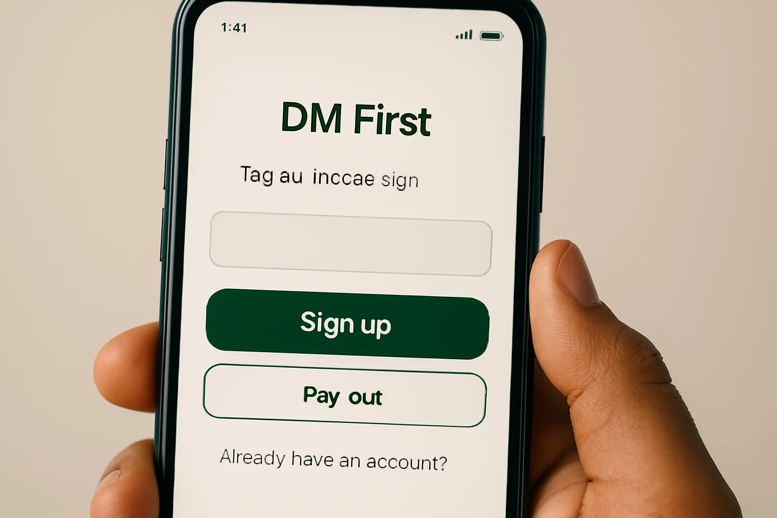 DM First mobile app experience